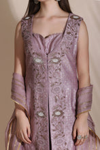 Load image into Gallery viewer, Bugle Bead Short Jacket with Blouse and Palazzos
