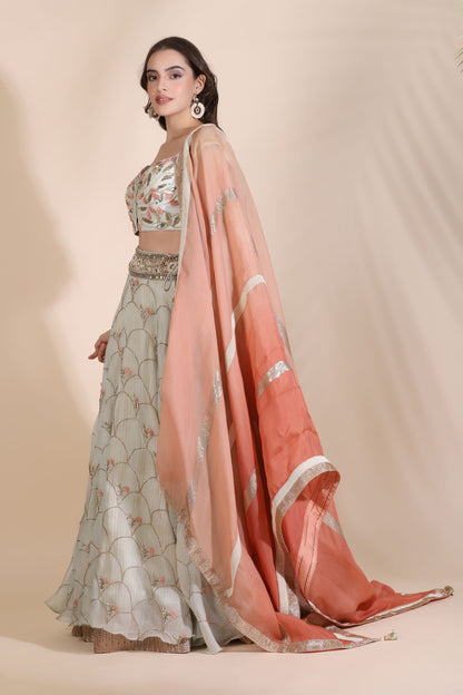 Embroidered Lehenga