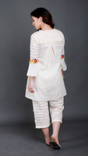 Load image into Gallery viewer, Rose Bell Cuff Tunic with Crochet Detailing

